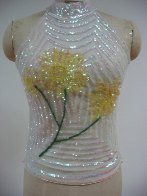 beaded garment