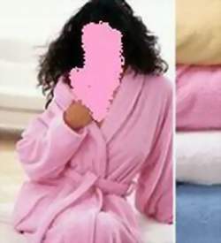 COTTON TERRY BATHROBES