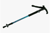 Telescopic trekking poles