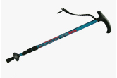 Telescopic trekking poles