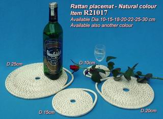 Rattan placematte