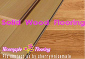 Solid wood flooring