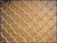 Chain link fence