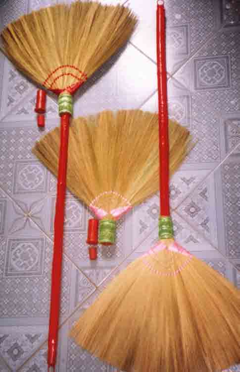 Grass broom