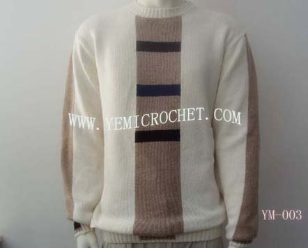 knitting men's sweater