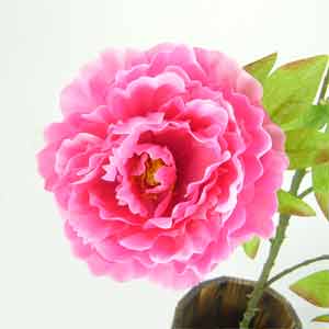 produce artificial flower, pot