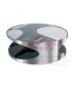 Stainless circular coffee tabl