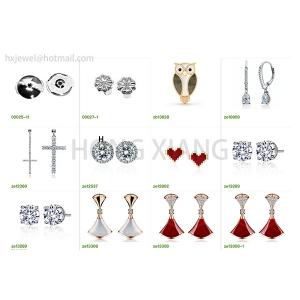 Branded jewelry style fashion S925 earrings set