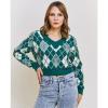 ZXX-21036 Ladies Sweater Pullovers Crop Top