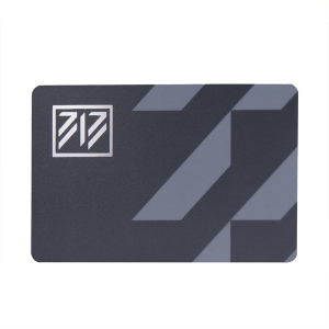 Plastic Loyalty Card with Highlighted Logo Made by Hot Stamp