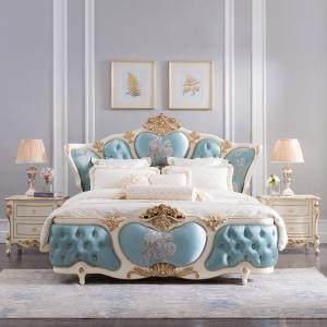 Umikk European Royalty Leather Bed Customized Bedroom Furnit