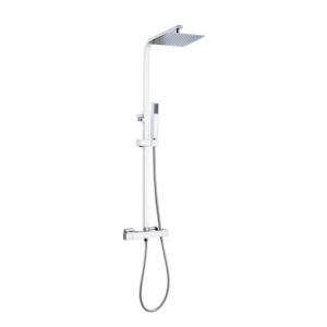 Stainless steel Height Adjustable Pipe Thermostatic Shower C