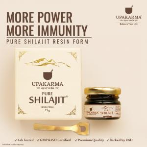 Upakarma Ayurveda Pure Shilajit Resin | Boosts Immunity