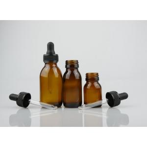 AMBER GLASS SYRUP BOTTLES