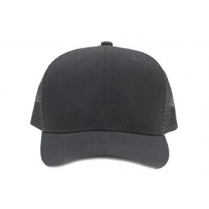 Short Bill Trucker Hats Black Blank Short Brim Baseball Mesh