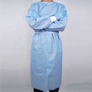 AAMI level 1-4 PP+PE disposable medical isolation Gown