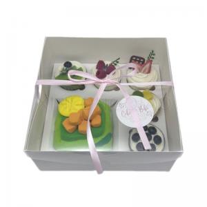 New Design Cardboard Cake Box With PET Transparent Lid