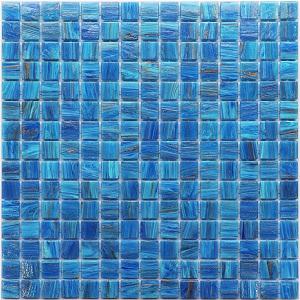 20x20mm Dot Mounted Glass Pool Mosaics