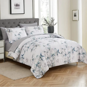 Pcing HME Comforter Set Queen Size - 7 Pieces Bed in a Bag, 