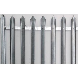 Hot Dipped Galvanised Palisade Fencing