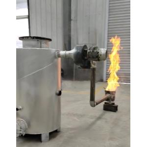 Gasification combustion flamethrower.