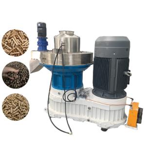 Ring mold wood chip pellet machine.