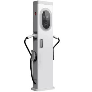 Pedestal AC EV Chargers, Dual Port, 22kW/44kW, 32A, OCPP1.6