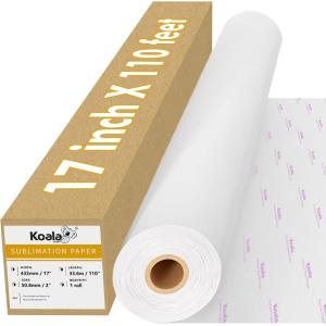 Koala 105g Sublimation Paper Roll 17 Inch x 110 Feet