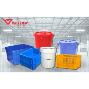 Thùng nhựa giá rẻ - Nhựa Việt Tiến