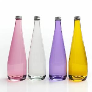 High-end Soda Juice Mineral Water Glass Bottle