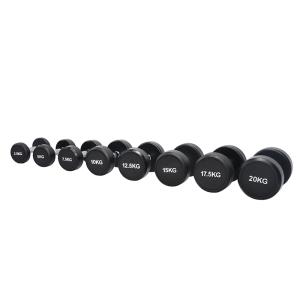Round Head Rubber Dumbbells