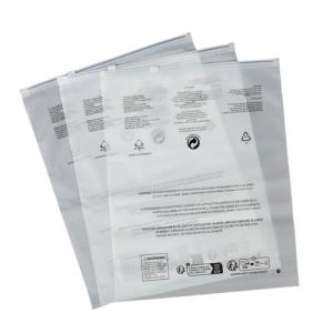Translucent Frosted Plastic Thank You Bags
