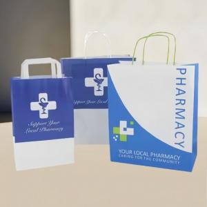 Wholesale Custom Pharmacy Prescription Carrier Bags