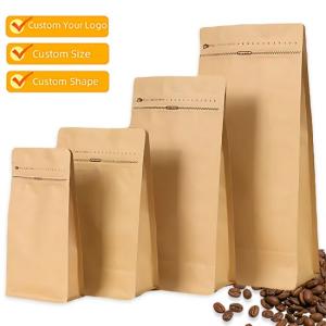 Wholesale Custom Tea Pouch Kraft Zip Bag