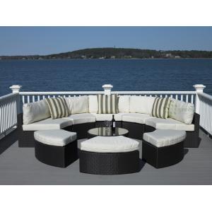 Comfortable Round shape Wicker Sofa