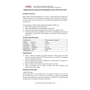 oxidized polyethylene wax equivalent grade of 316A