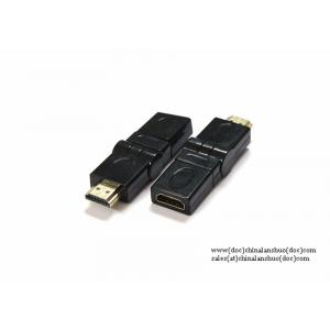 Gold plated swivel HDMI Male to Female Adapte,180 