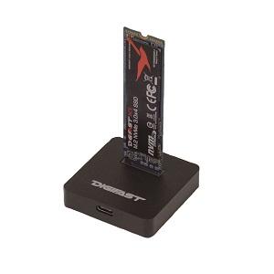 Digifast M.2 NVMe SSD Docking Base, USB3.1 GEN2 Ty