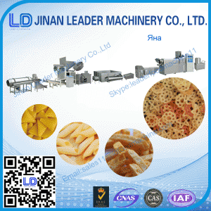 Screw shell extruded pellet frying snacks machine