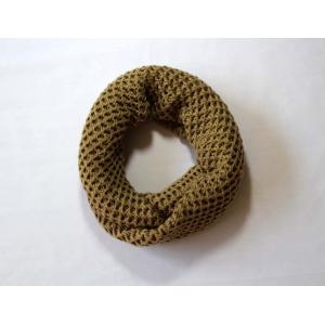 Loop knitted scarf