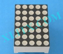 RED 5x7 8x8 LED Dot Matrix Display 1.9mm Diameter 