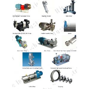 Pump, valves, pipe fitting, mixer