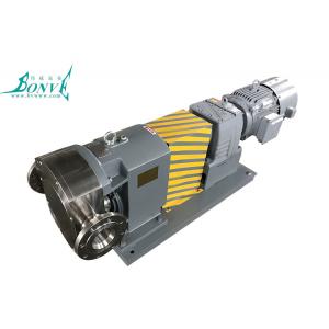 Sanitary stainless steel lobe pumps for high visco