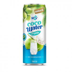 NPV Brand Coconut Water 330ml Alu Can