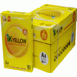 IK Yellow A4 Copy Paper 80gsm/75gsm/70gsm