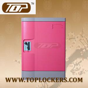 Four Tier School Lockers ABS Plastic Fuchisia 