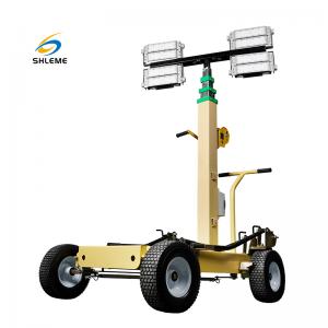 Portable electric flood light tower with 4*100w LE