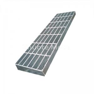 Stair tread steel grating