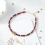 3.5mm Garnet Bracelet Natural Stone