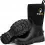 Kalkal Mid Calf Waterproof Rain Boots For Farm